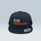 So Far So Fun Yupoong San Diego Inspired Trucker Hat
