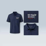 Men’s So Far So Fun Nike Dri FIT Golf Polo